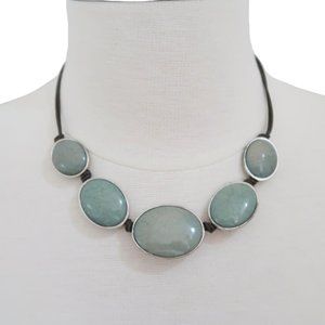 AXCESS Cabochon stones boho necklace